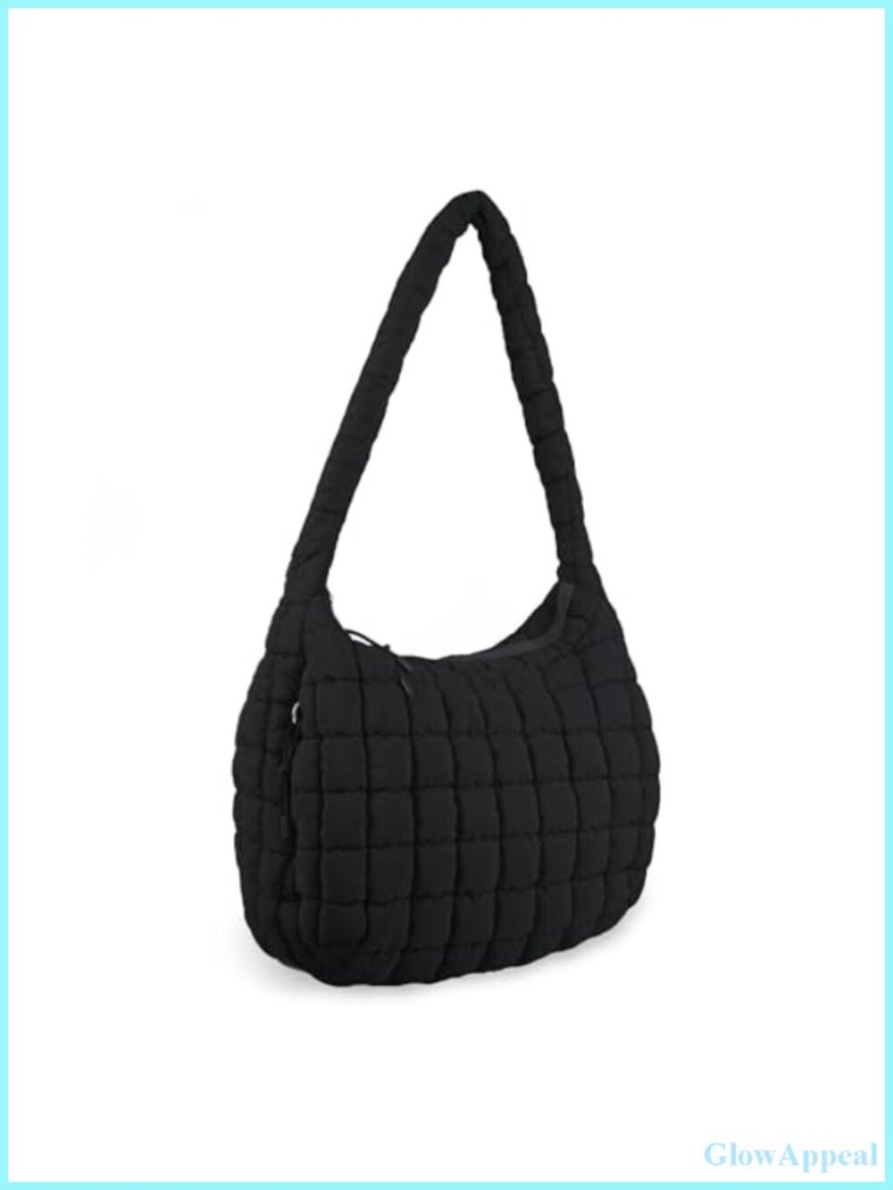 Quilted Puffer Tote Bag Lightweight Nylon Hobo Crossbody Shoulder Bag